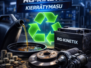 Kierrätys-/jätemaksu (öljynvaihdon yhteydessä)